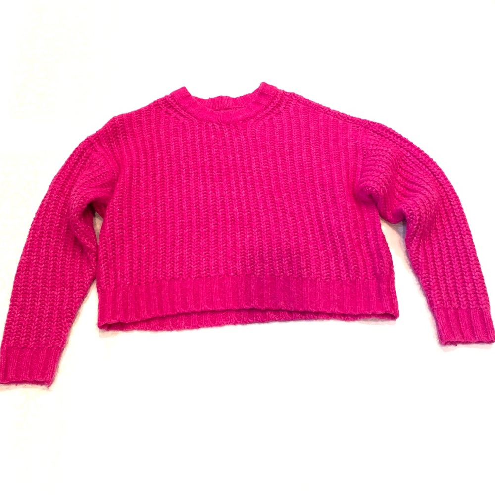 American Eagle Hot Pink Knitted Sweater